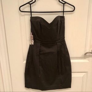 Aritzia – Dark Grey Strapless Dress